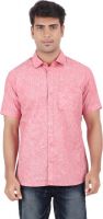 Anytime Men's Solid Casual Pink Shirt