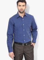 Arrow Navy Blue Slim Fit Formal Shirt