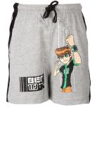 Ben 10 Grey Melange Shorts