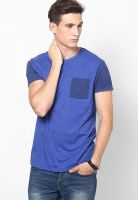 Burton Blue Round Neck T-Shirt