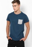 Burton Blue Round Neck T-Shirt