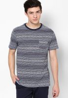 Burton Blue Round Neck T-Shirt