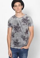 Burton Grey Round Neck T-Shirt