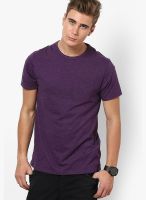 Burton Purple Round Neck T-Shirts