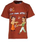 Chhota Bheem Brown T-Shirt