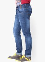 Code 61 Washed Blue Slim Fit Jeans