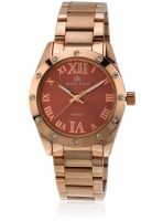 Daniel Klein Dk10297-5 Golden/Red Analog Watch