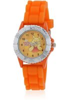 Disney Winnie The Pooh Lp-1011 (Orange) Orange/Yellow Analog Watch