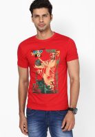 Duke Stardust Duke Red Smart Fit Round Neck T-Shirt