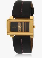Escort E-1300-131 Black/Golden Analog Watch