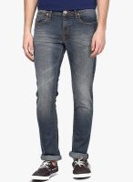 FREECULTR Navy Blue Skinny Fit Jeans