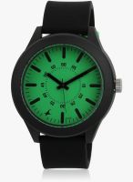 Fastrack 38003Pp15 Black/Green Analog Watch