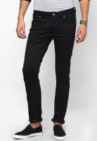 Flying Machine Black Low Rise Skinny Fit Jeans