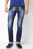 Fungus Washed Blue Regular Fit Jeans