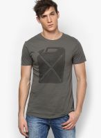 G-Star RAW Grey Round Neck T-Shirt