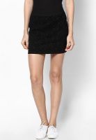 Ginger By Lifestyle Black Flared Skirt