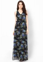 Harpa Navy Blue Printed Blouse