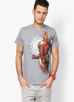 Avengers Grey Printed Round Neck T-Shirts Avengers Grey Printed Round Neck T-Shirts