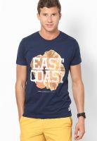 Jack & Jones Blue Crew Neck T Shirt