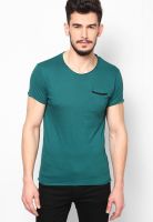 Jack & Jones Blue Crew Neck T Shirts