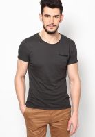 Jack & Jones Dark Grey Crew Neck T Shirts