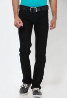 Jogur Solid Black Slim Fit Jeans