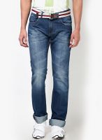 Jogur Solid Blue Slim Fit Jeans