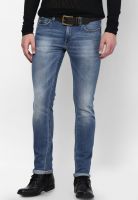 Lee Blue Low Rise Skinny Fit Jeans