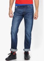 Lee Blue Regular Fit Jeans(Rodeo)