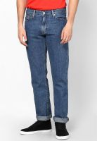 Levi's Indigo Regular Straight Fit Jeans (504)