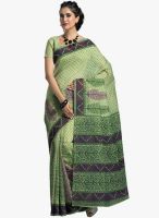 Lookslady Green Printed Saree