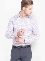 Mark Taylor Blue Check Slim Fit Formal Shirt