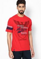 Maxxport Red Crew Neck T Shirt