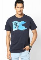 Nautica Blue Crew Neck T Shirt