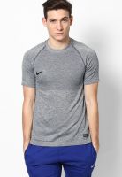 Nike Grey Football Round Neck T-Shirt