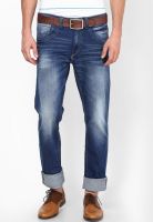 Pepe Jeans Blue Regular Fit Jeans(Holborne)