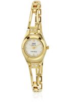 Q&Q S127-011Ny Golden/Silver Analog Watch