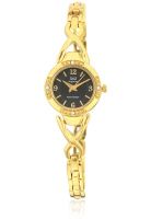 Q&Q S129-005Ny Golden/Black Analog Watch