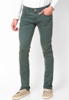 Rookies Green Slim Fit Jeans