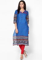 Shree Blue Embroidered Kurta