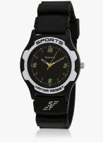 Sonata Nf7921pp12j Black/Black Analog Watch