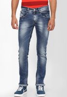 Spykar Blue Narrow Fit Jeans