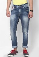 Spykar Blue Narrow Fit Jeans