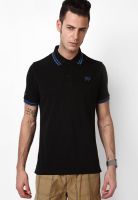 TBASE Black Polo T-Shirt