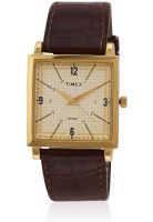 Timex Classics Brown/White Analog Watch