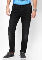 Tommy Hilfiger Black Low Rise Slim Fit Jeans