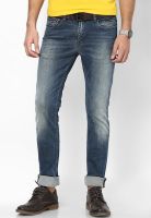 Tommy Hilfiger Blue Low Rise Slim Fit Jeans