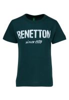 United Colors of Benetton Basic Tee Wth Benetton Print
