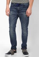 United Colors of Benetton Blue Low Rise Slim Fit Jeans