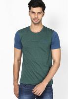 United Colors of Benetton Green Round Neck T-Shirt